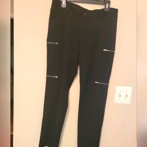 Cadve Weekend Pants Womens Size 12 Black Premium Stretch